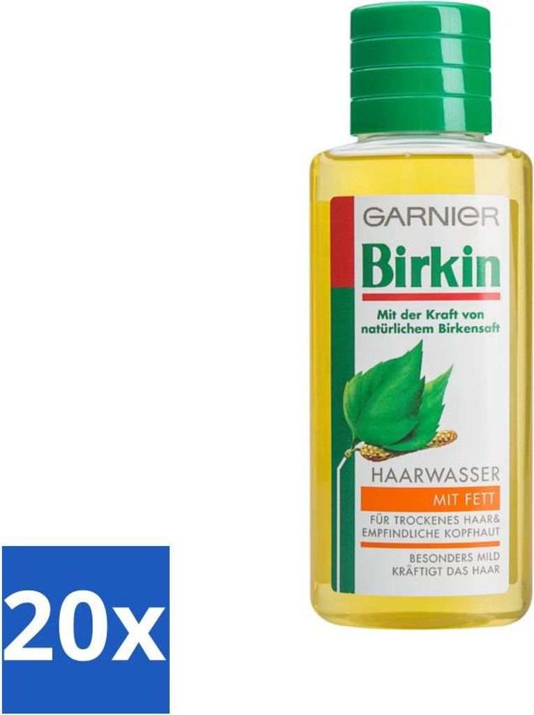 Garnier - Haarwasser - Birke - Gegen fettiges Haar - 250 ml - Vorteilspack - 20 Stücke