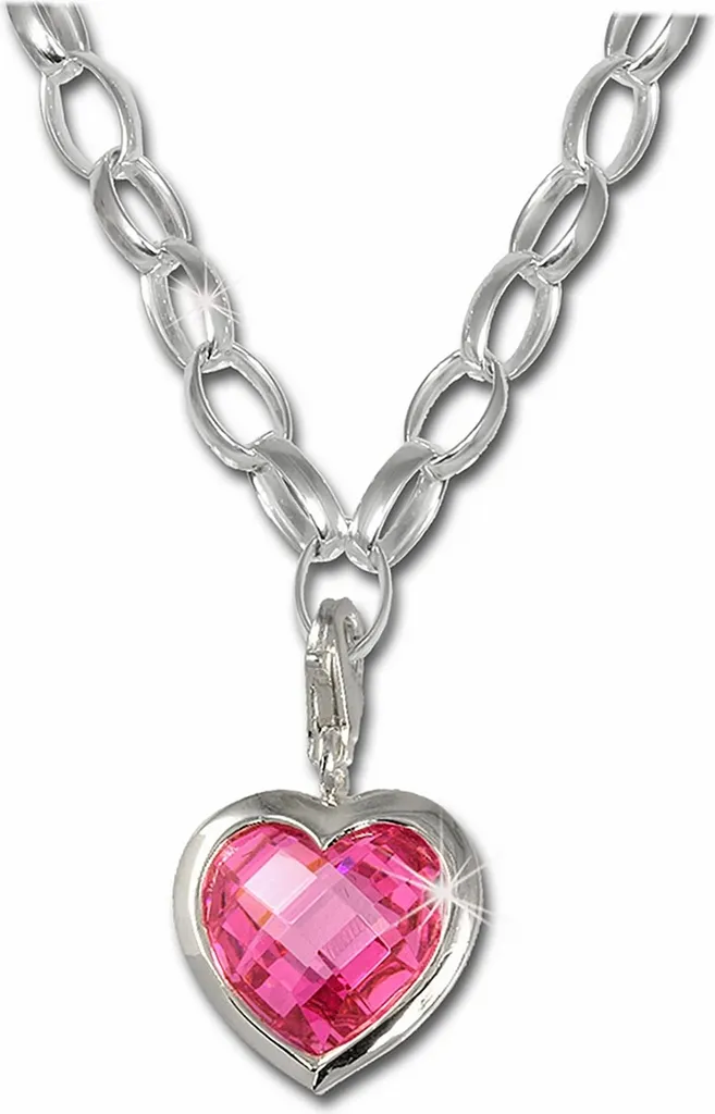 SilverDream Charms Amour Coeurs FCA001 en Argent 925 pour Femme