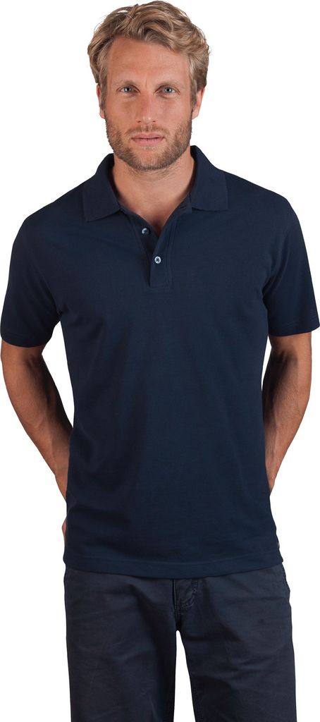 Superior Poloshirt Herren, Weiß, XL