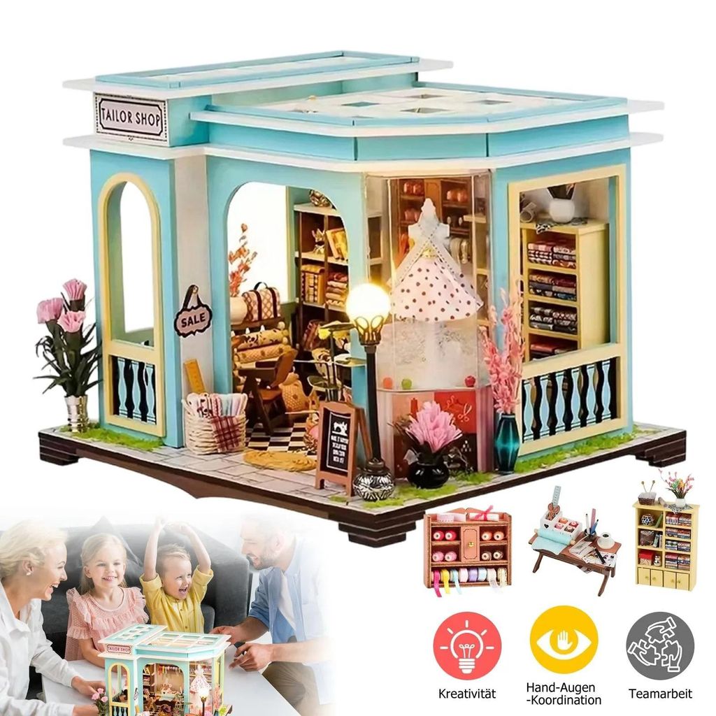 Příslušenství k domečku pro panenky, sada pro stavbu Obrázek produktu 