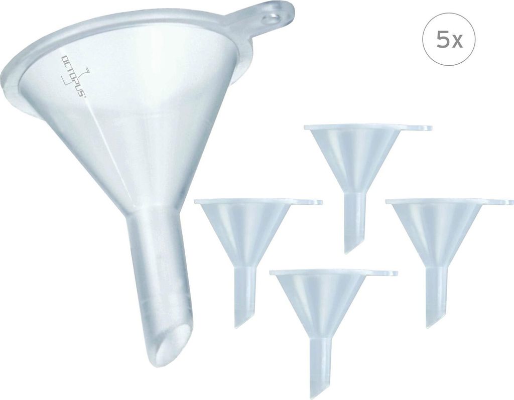 Mini Trichter zum Umfüllen und Abfüllen von Flüssigkeiten