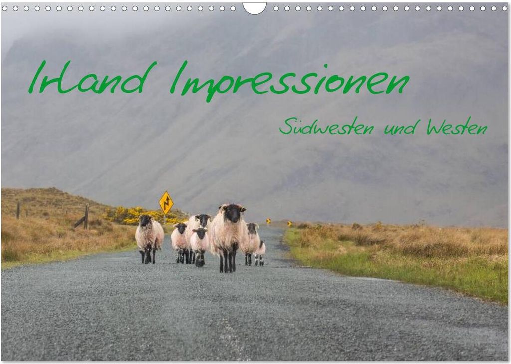 Irland Impressionen Südwesten und Westen (Wandkalender 2026 DIN A3 quer), CALVENDO Monatskalender