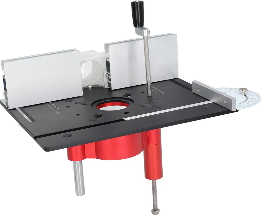 Plaque d'Insertion pour Table de Défonceuse avec Système de Levage