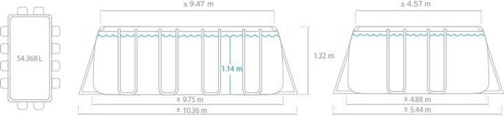 Intex Swimmingpool-Set Ultra XTR Frame Rechteckig 975 x 488 Produktbild 25