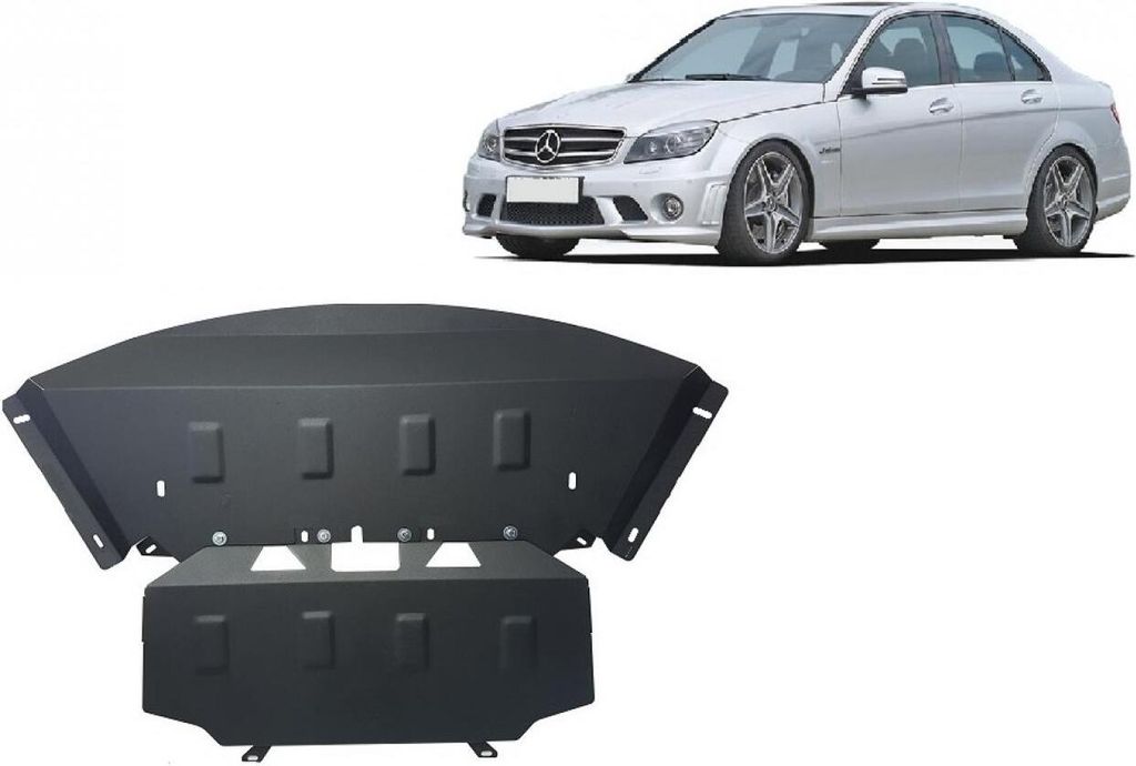 Stahl Unterfahrschutz für Motor Mercedes C-Class W204