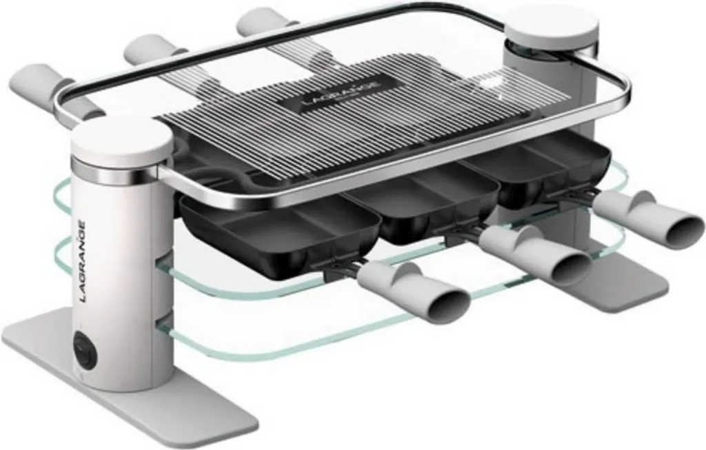 Raclette 6 Persone Lagrange 79601 | 750W Vetro Temperato Elegante