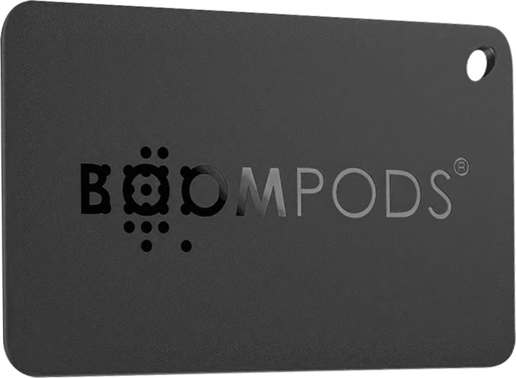 Boompods, AirTag Schlüsselanhänger Boomcard Kartenformat Produktbild 