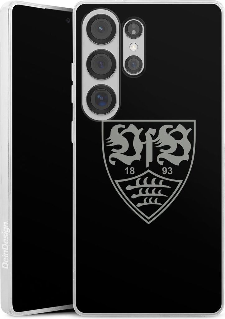 DeinDesign Slim Hülle für Samsung Galaxy S25 Ultra Silikon Case Ultra Dünn Handyhülle Logo Offizielles Lizenzprodukt VfB Stuttgart
