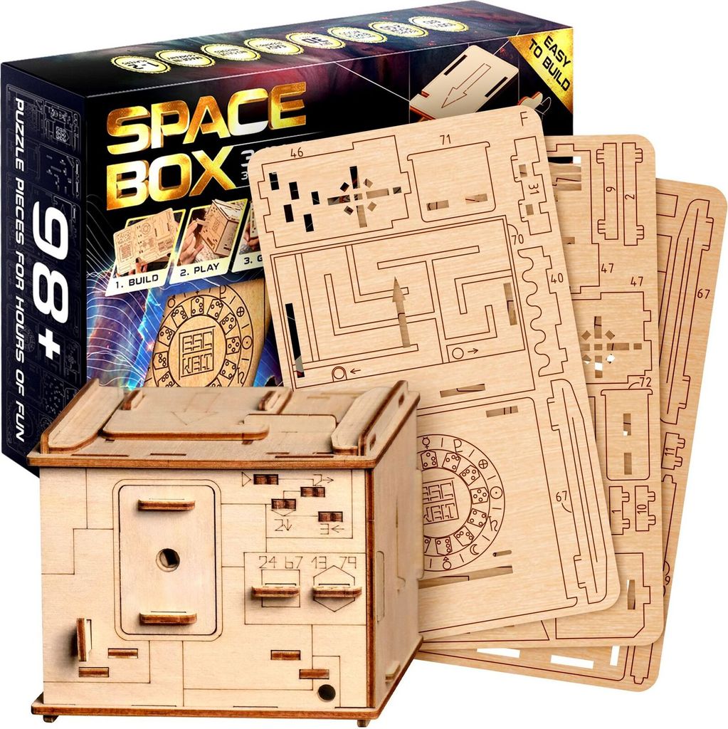 Pudełko z puzzlami Escape World Space 12 x 9 x 9 cm Zdjęcie produktu 
