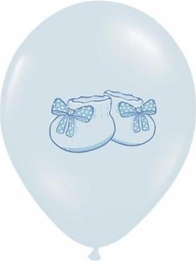 Luftballons "Schuhe", blau, 1 Stk.