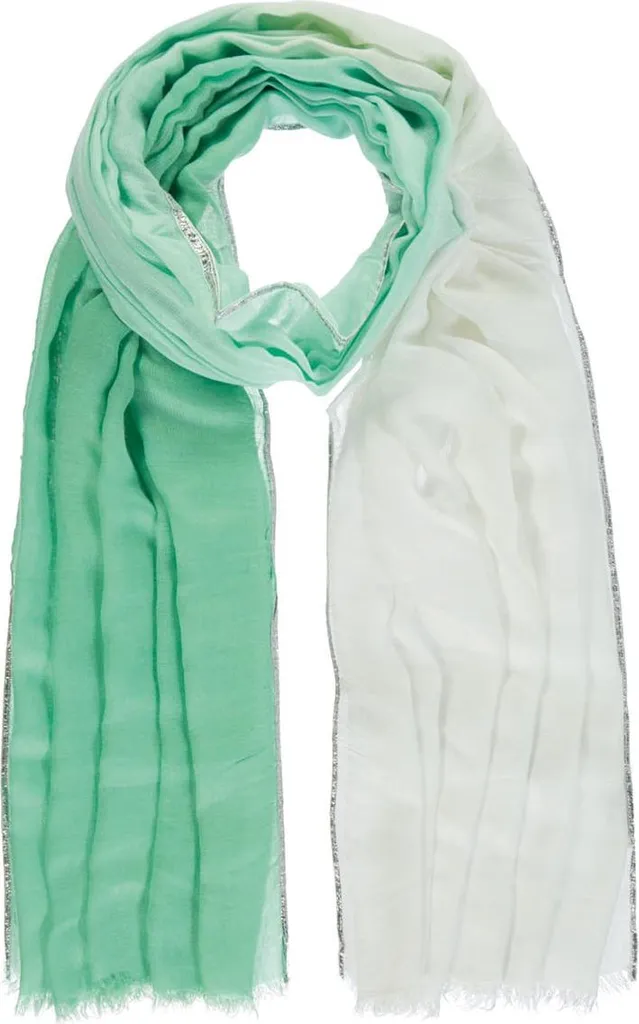 Sciarpa Donna Passigatti Bordo Argento Degradé - Idea Regalo Unica