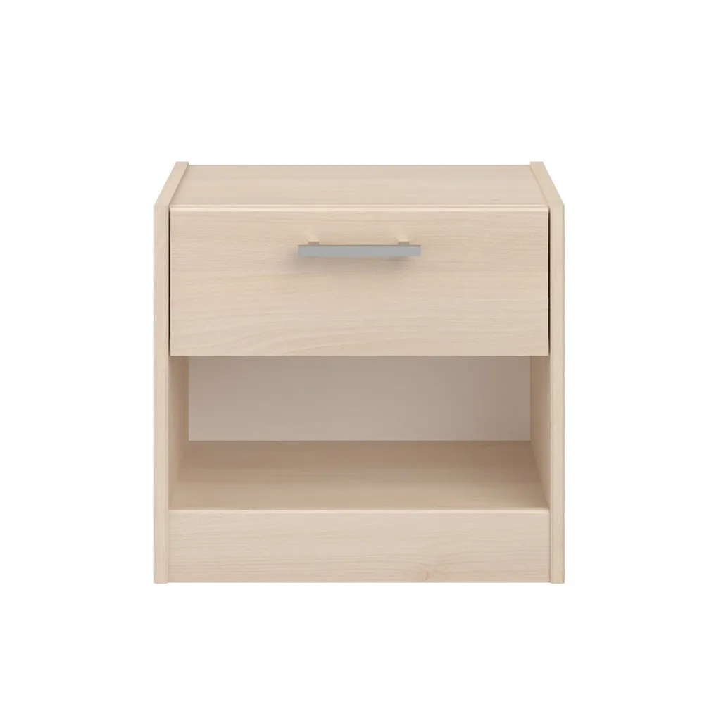 Chevet Charly pour petite chambre - Table de nuit 1 tiroir large 43 cm