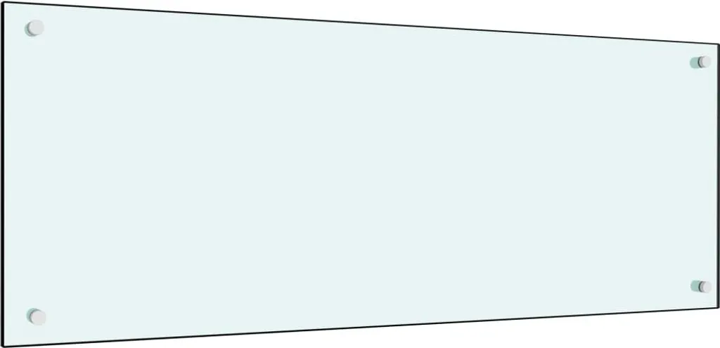 Dos de cuisine blanc 100x40 cm : finissez-en avec les taches de gras