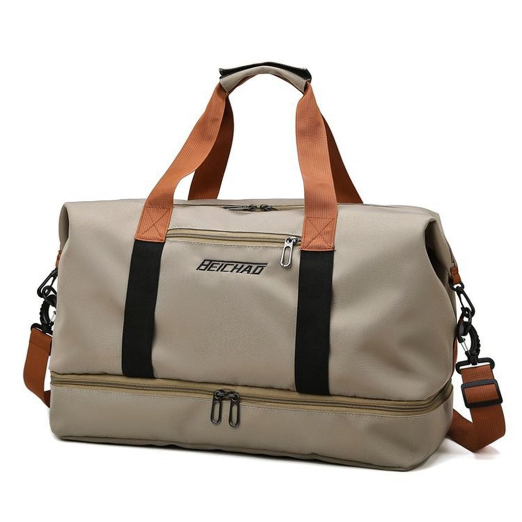 Reisetasche, unabhängiger Schuhhalter, große Kapazität, wiederverwendbar, starke Tragkraft, Aufbewahrung mit mehreren Taschen, spritzwassergesch...