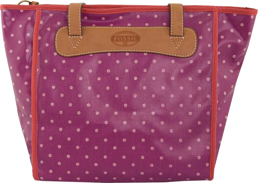 Grand sac cabas Fossil Keyper Shopper Violet 42 cm - Fourre-tout Chic - 2