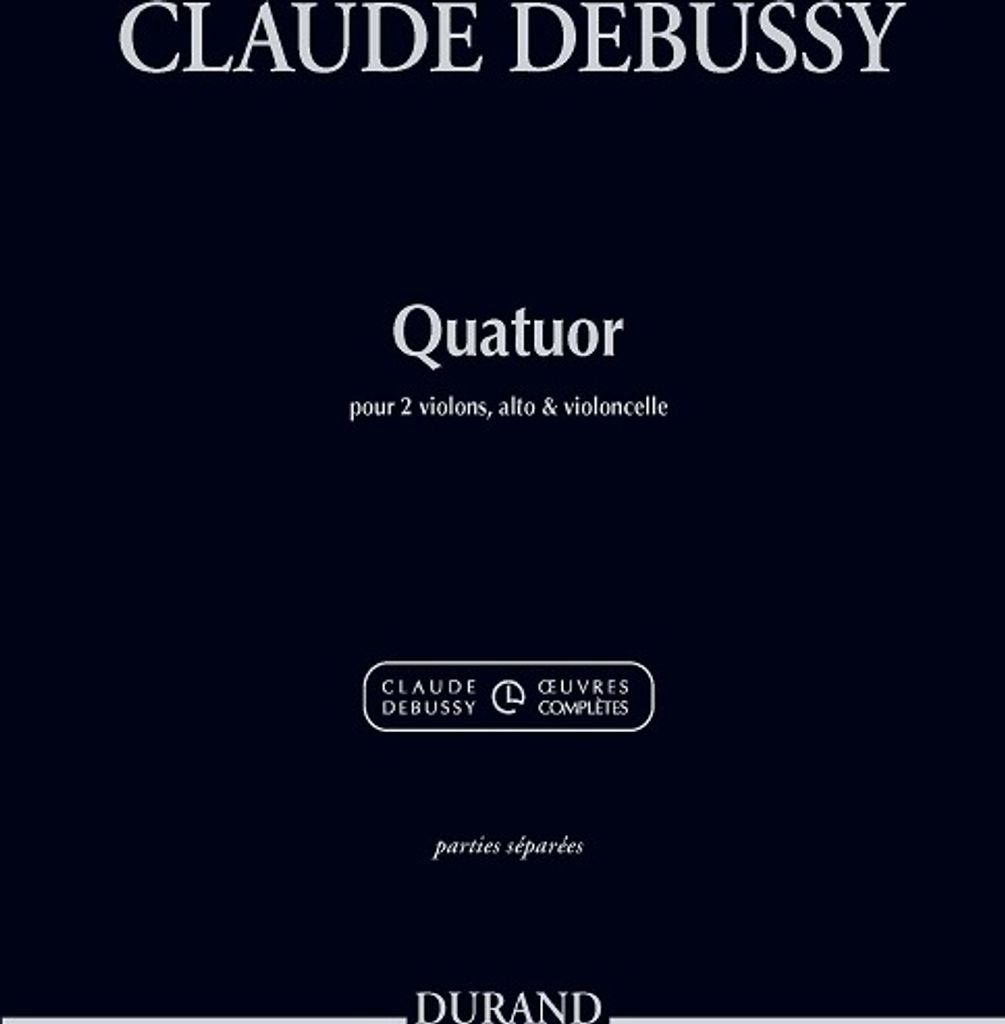 Claude Debussy, Quatuor pour deux violons, alto et violoncelle Streichquartett Stimmen-Set