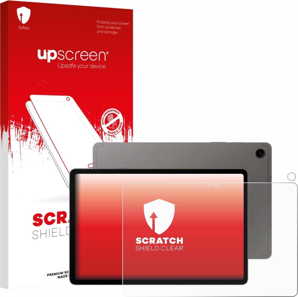 upscreen Schutzfolie für Samsung Galaxy Tab S9 FE (Display+Kamera) Displayschutz Displayschutzfolie Folie Klar Transparent