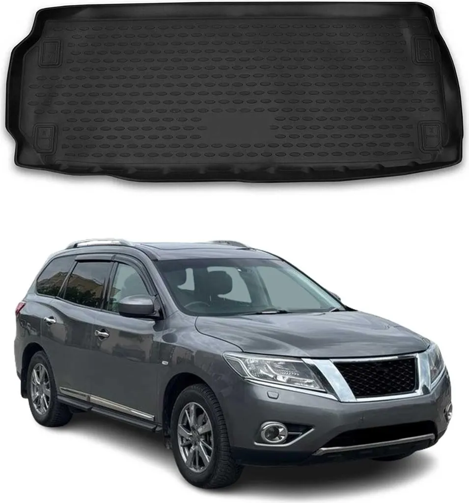 Tappetino per bagagliaio per Nissan Pathfinder 2012-2021 in gomma TPE
