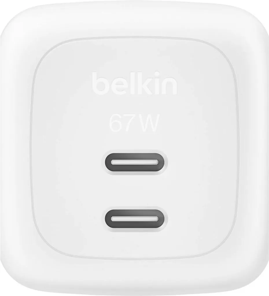 Chargeur Mural Belkin WCH020KQWH Blanc avec Prise Secteur CA et USB