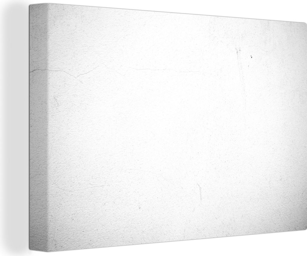 OneMillionCanvasses - Leinwandbilder - 150x100 cm, Beton - Weiß - Modern, Wandbilder Kunstdruck Wanddekoration