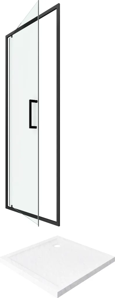 Remplacer sa Douche : Pack Paroi Pivotante 90x90 et Receveur Facile