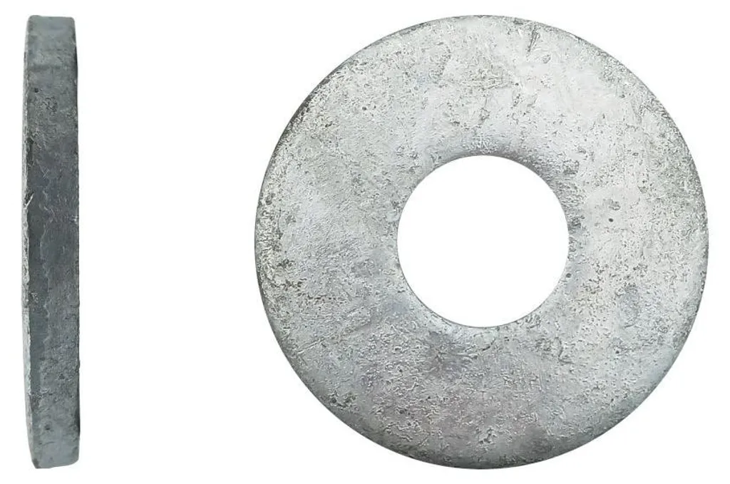 Rondelle Plate pour Charpente Bois M20 x 55 mm en Acier Galvanisé Lot