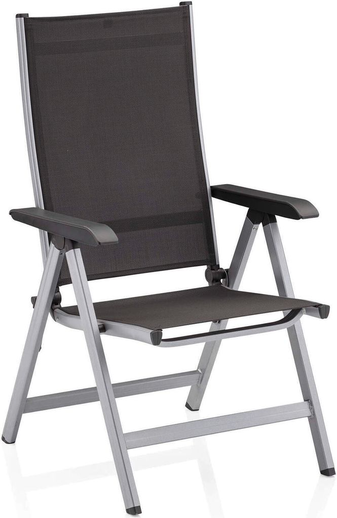 KETTLER Basic Plus viacpolohové kreslo, antracit/antracit, Obrázok produktu 