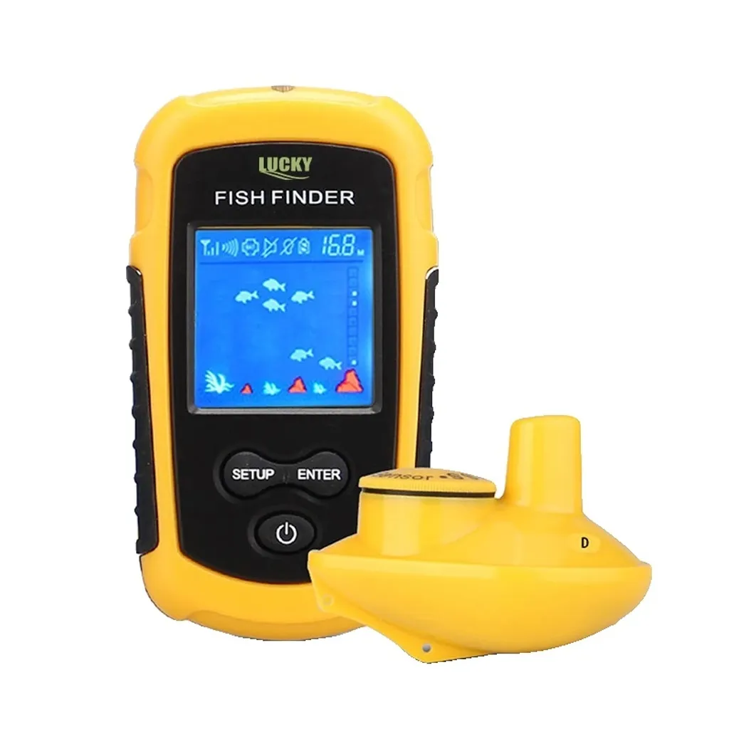 Sondeur sans fil FFCW1108-1 : Portée 400 ft et Profondeur 130 ft