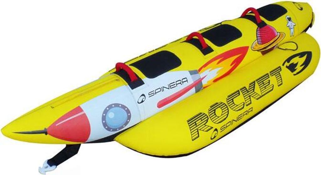 SPINERA Rocket 3 persone tubo a banana anello d'acqua Immagine del prodotto 