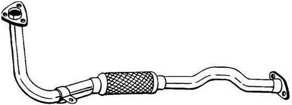 VEGAZ Abgasrohr Auspuffrohr für NISSAN SUNNY III Traveller (Y10) Vorne DR-162