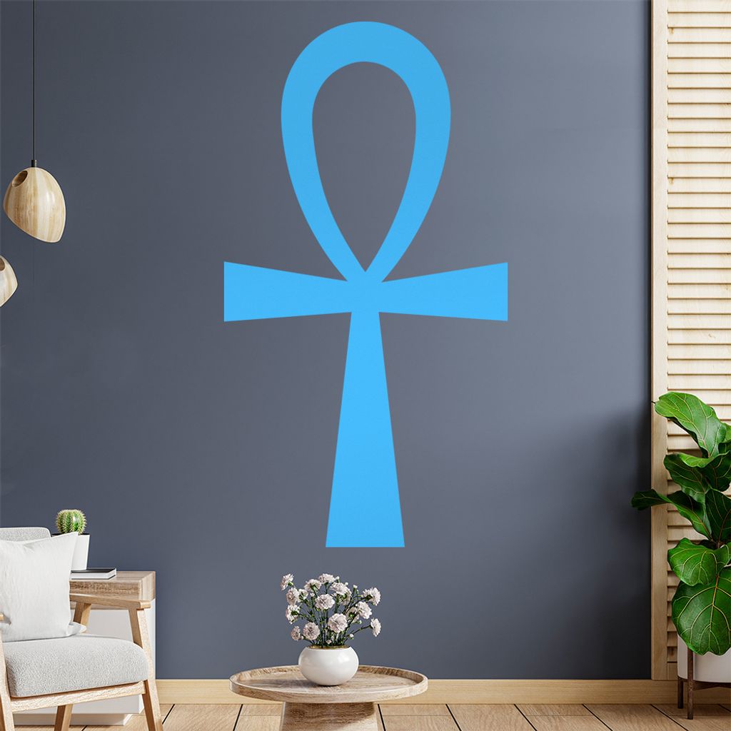 Ankh - Anch Wandtattoo in 6 Größen - Wandaufkleber Wall Sticker - Dekoration, Küche, Wohnzimmer, Schlafzimmer, Badezimmer