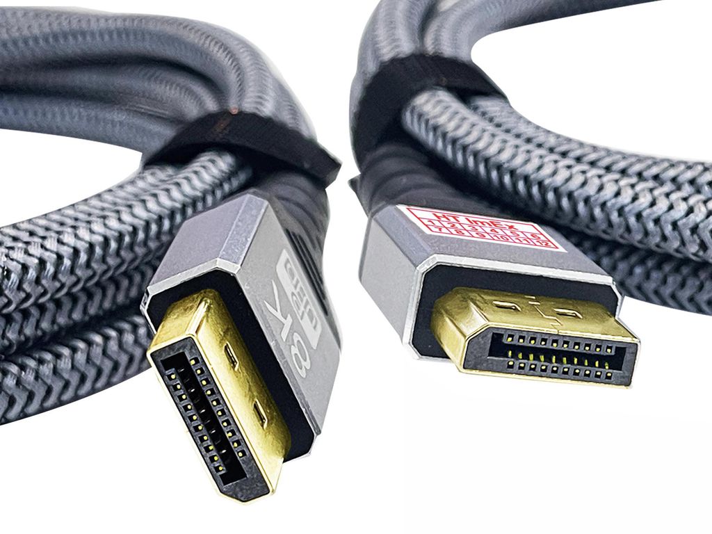 Kabel DisplayPort 1.4 DP-DP 8K 4K 144Hz 2m Stecker 32.4Gbps Freesync G-Sync