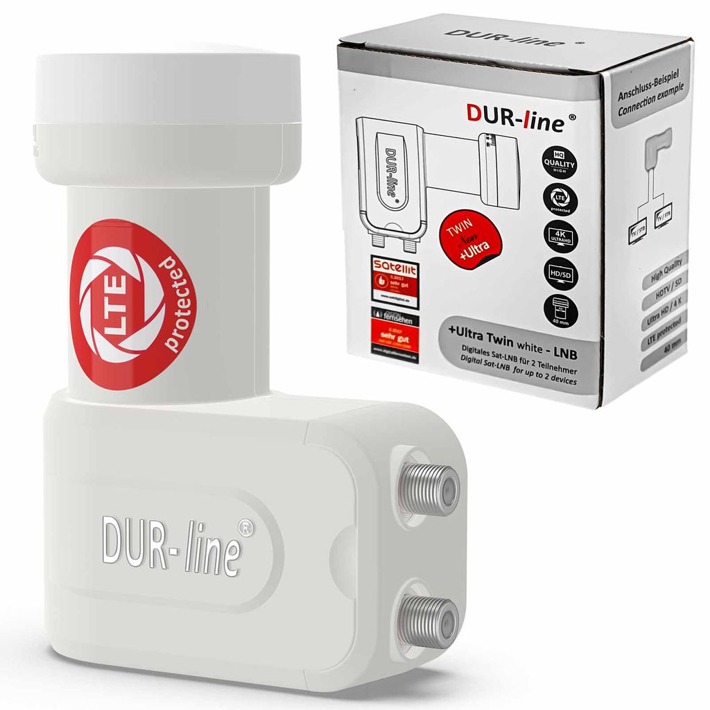 DUR-line +Ultra Twin LNB per un massimo di 2 abbonati Immagine del prodotto 