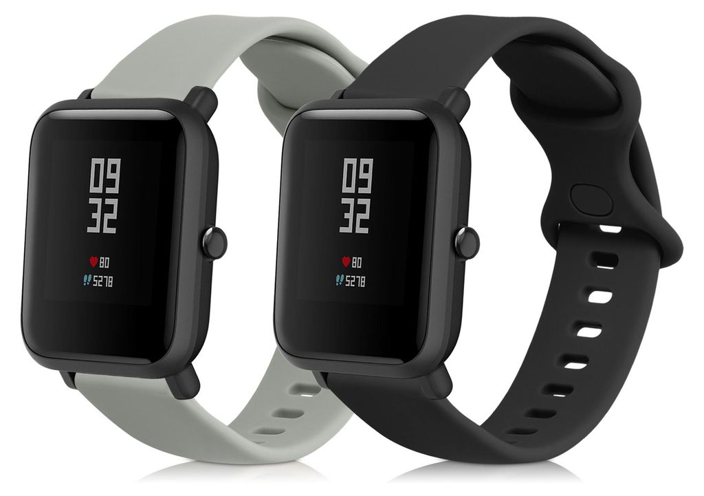kwmobile 2x Uhrenarmband für Huami Amazfit Bip / Bip Lite Produktbild 