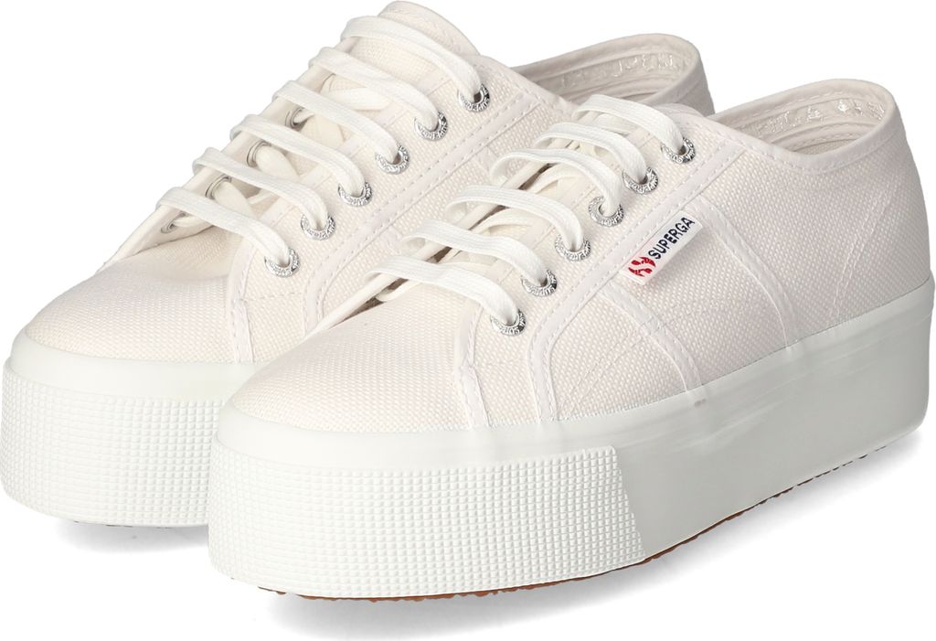 Superga 2790 Cotu Frauen Schnürung Segeltuch Plattform Produktbild 15
