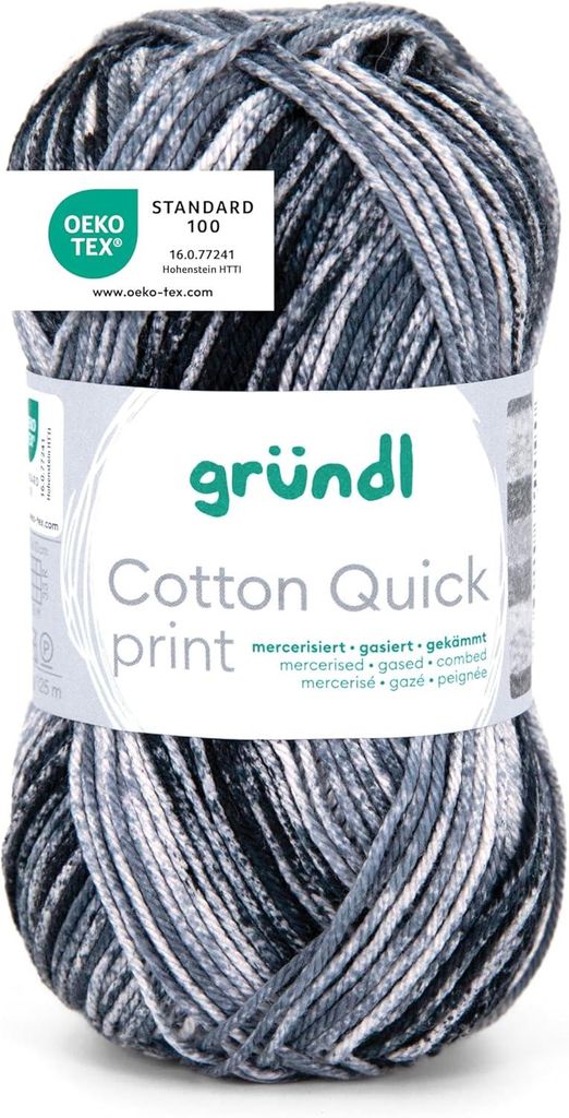 Gründl Baumwolle quick print,50g/125m,100% Produktbild 