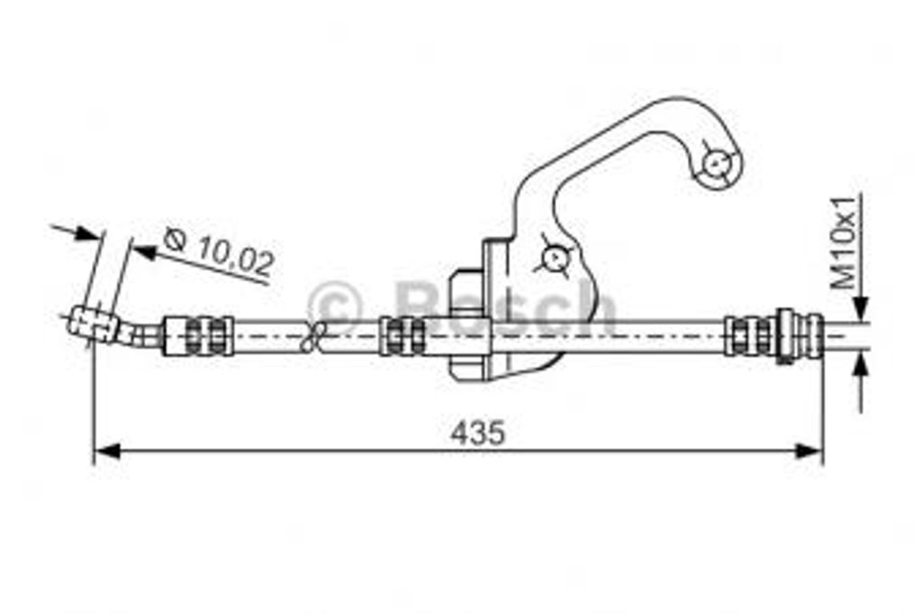 Bosch Bremsschlauch 1 987 481 299