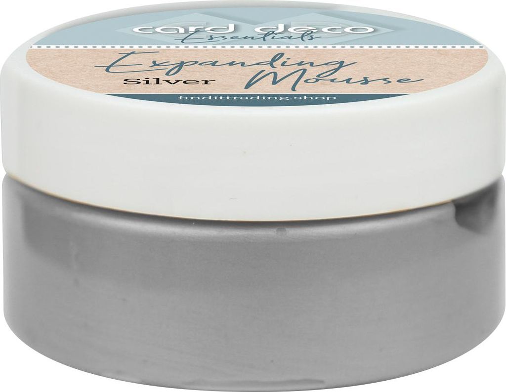 Schabloniercreme "Expanding Mousse" Silver