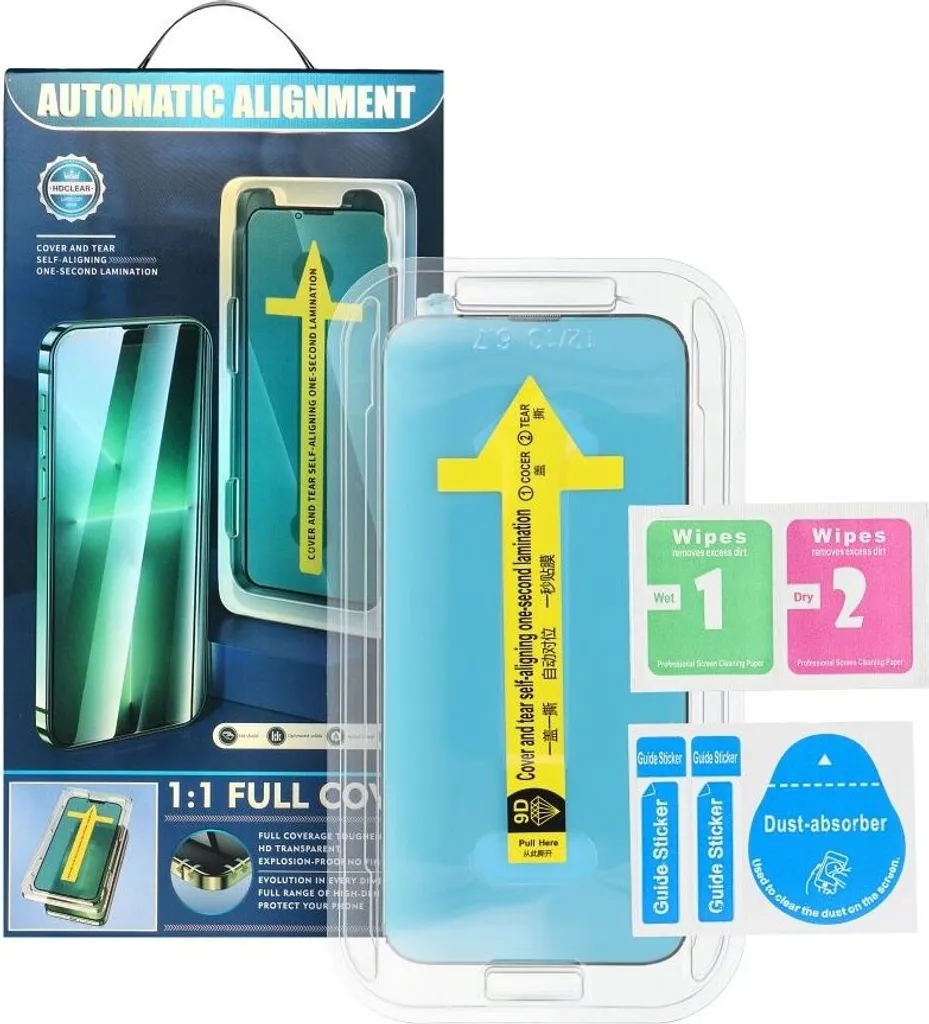 Vetro 5D iPhone 16 Pro Max con Applicatore - Protezione Invisibile - 2
