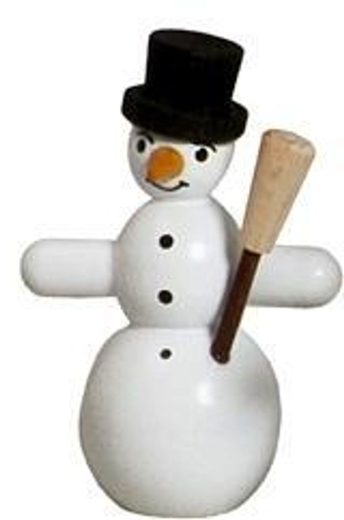 Miniaturfigur Schneemänner mit Zylinder Höhe ca. 5cm NEU