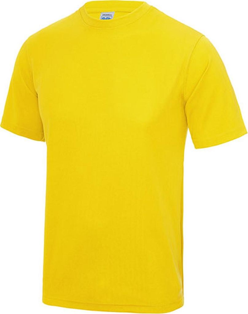 Just Cool JC001 | Cool T-Shirt +WRAP +UV-Sonnenschutz 30 - Farbe: Sun Yellow - Größe: XXL