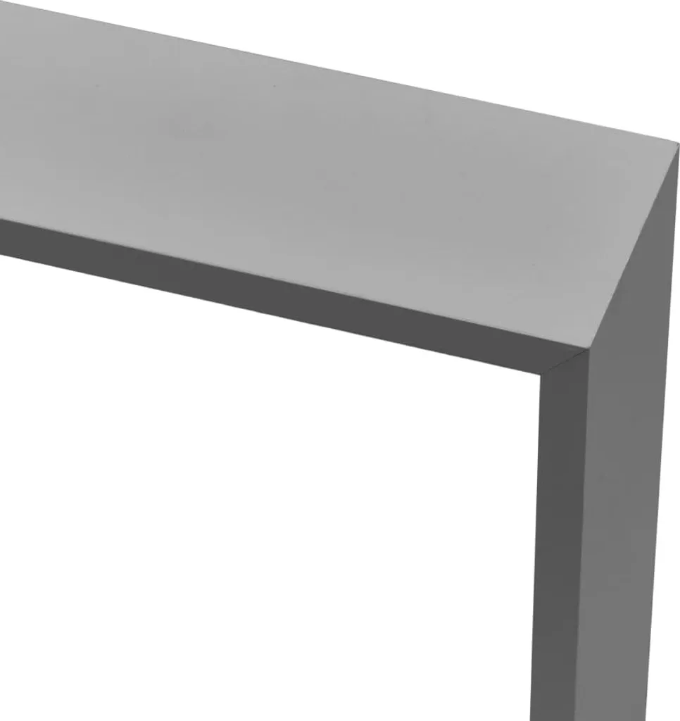 Étagères Cubes Grises en MDF Robuste - Set de 3 avec Fixation Invisible - 17