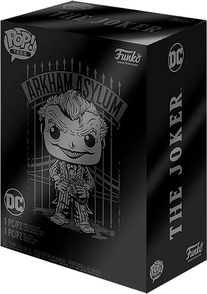 Pack Funko Pop The Joker et T-shirt DC Comics Multicolore Taille L