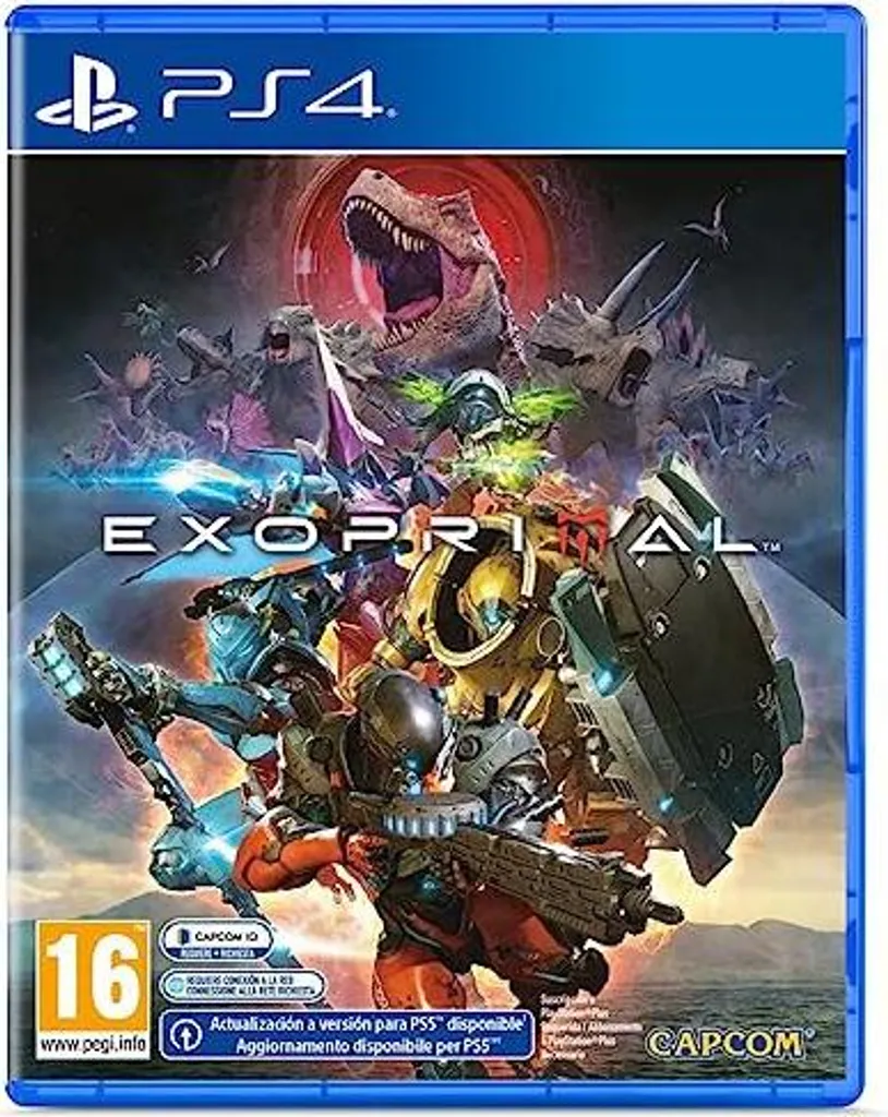 Exoprimal PS4 Capcom - Videogioco Azione Sparatutto Dinosauri Online
