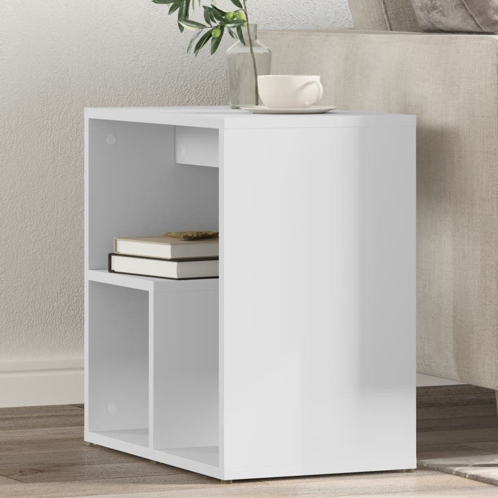 Design Beistelltische 2 Stk. Weiß 50x30x50 cm Holzwerkstoff, Beistelltische 2024 Neu