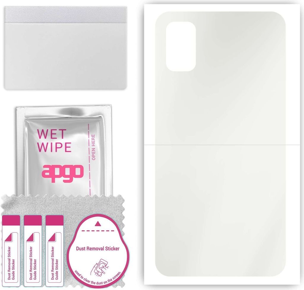 apgo Rückseite Schutzfolie, Matt, kompatibel mit Tecno Pop 5C, Hinten Hydrogel-Displayschutzfolie mit Positionierhilfe, kratzfest, einfache Montage