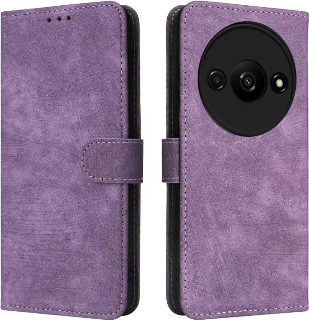 Custodia RFID per Xiaomi Redmi A3 Viola | Protezione Portafoglio Elegante