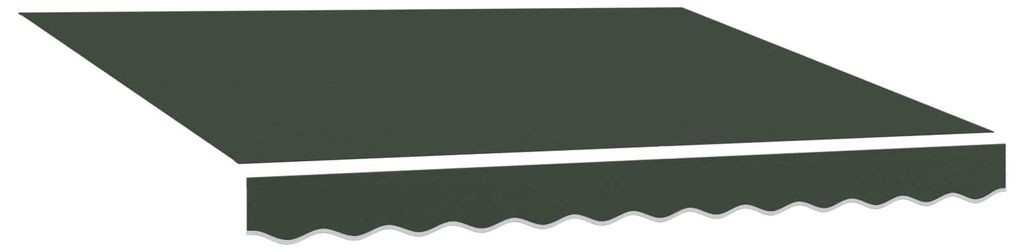 vidaXL Markisenersatzstoff Dunkelgrün 281 x 245 cm Produktbild 