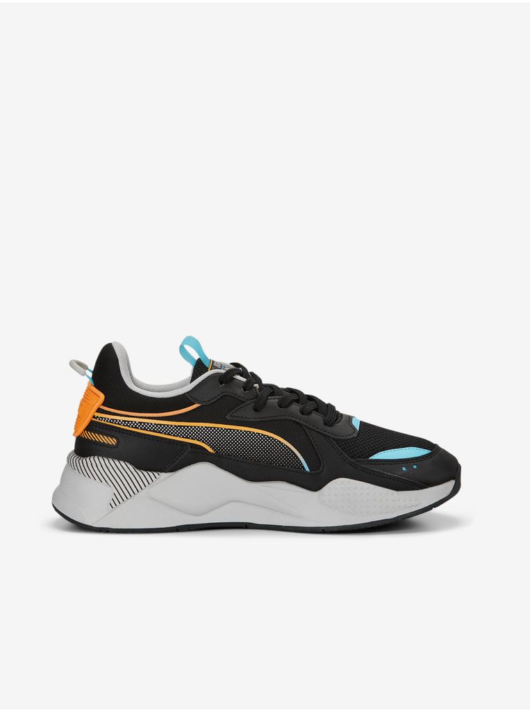 Orange-schwarze Puma RS-X 3D Sneaker für Männer
