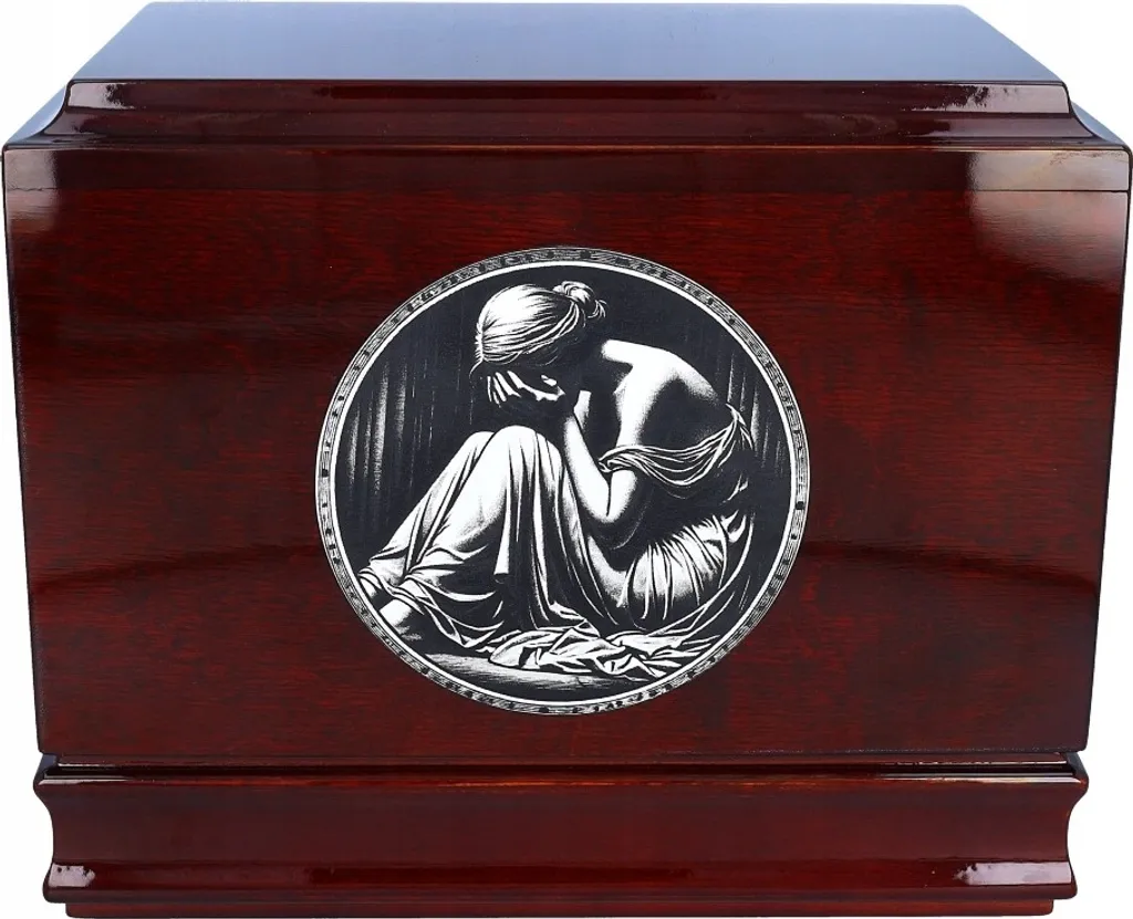 Urne Funéraire Bois Femme Pleurante : Un Hommage Solennel et Durable